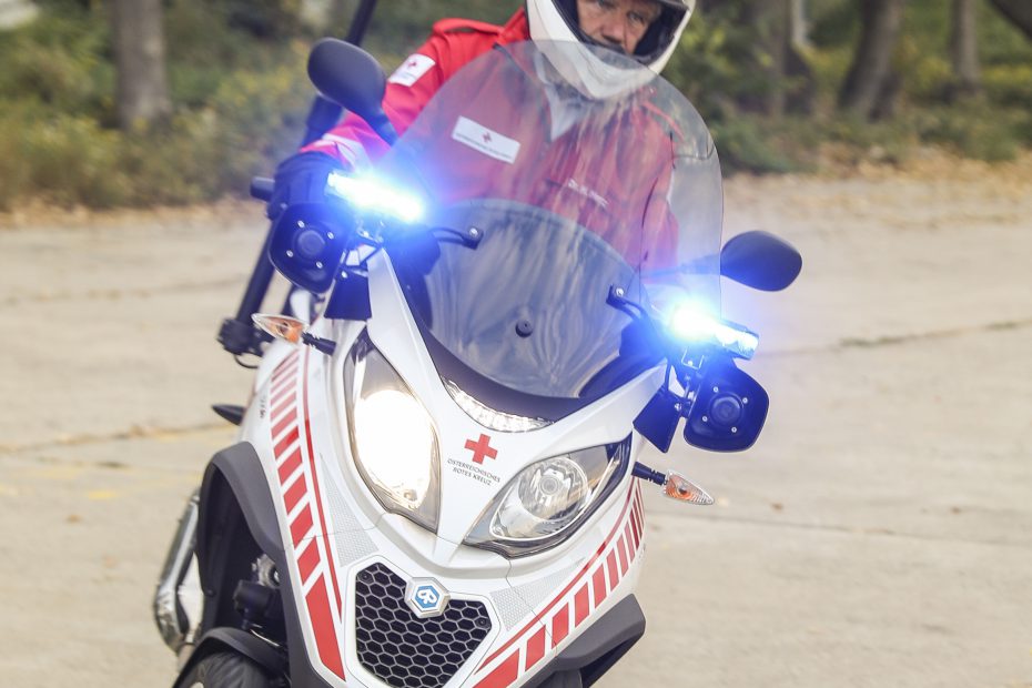 MP3 Piaggio des Wiener Roten Kreuz