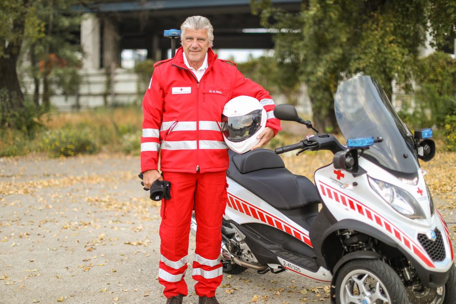 MP3 Piaggio des Wiener Roten Kreuz