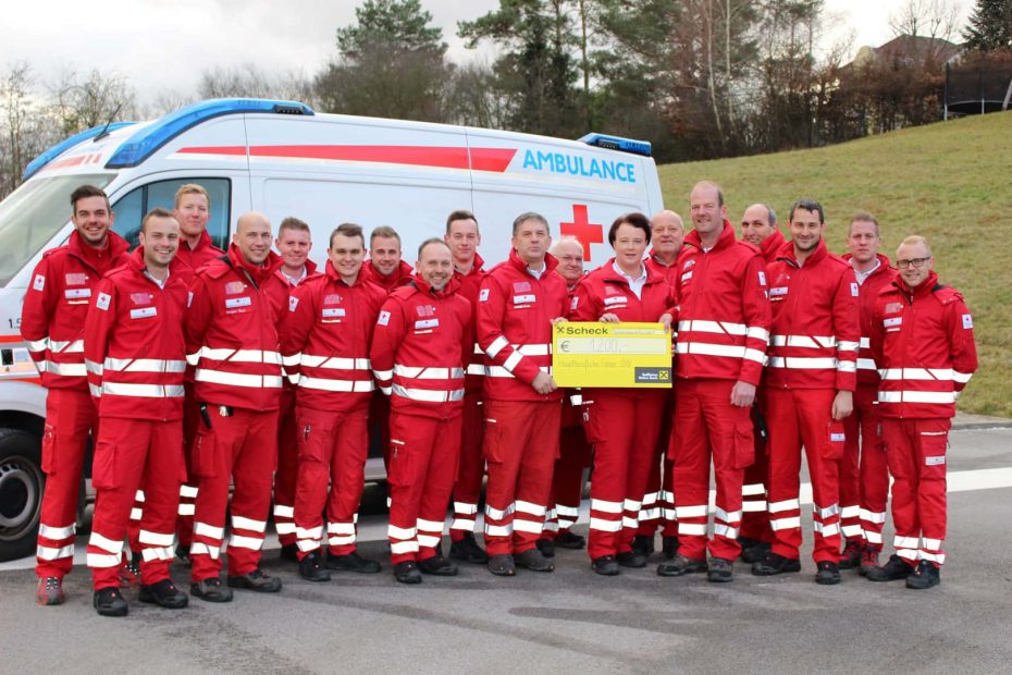 Gruppenbild der Rotkreuzler der Bezirksstelle Oberwart
