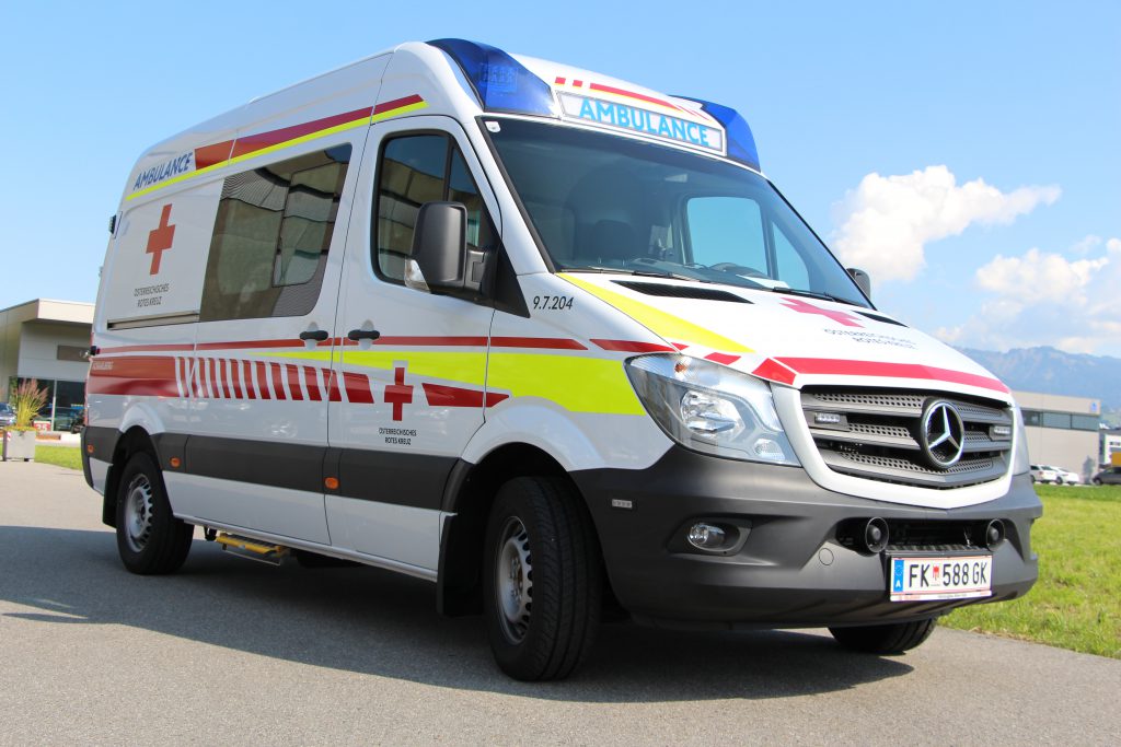 Rettungsfahrzeug in Vorarlberg