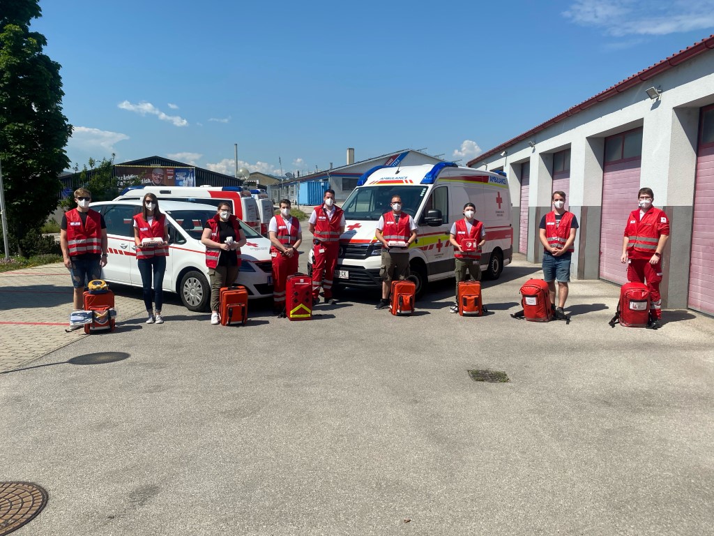 Defispende an First Responder im Bezirk Mattersburg